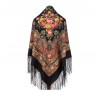 PAVLOVO POSAD RUSSIAN SHAWL 148x148 cm 58x58" 100% Wool Scarf Wrap 1465-18