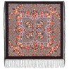 PAVLOVO POSAD RUSSIAN SHAWL 148x148 cm 58x58" 100% Wool Scarf Wrap 1896-14