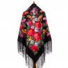 PAVLOVO POSAD RUSSIAN SHAWL 148x148 cm 58x58" 100% Wool Scarf Wrap 235-19