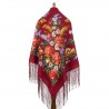 PAVLOVO POSAD RUSSIAN SHAWL 148x148 cm 58x58" 100% Wool Scarf Wrap 235-6