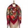 PAVLOVO POSAD RUSSIAN SHAWL 148x148 cm 58x58" 100% Wool Scarf Wrap 235-6