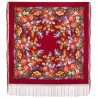 PAVLOVO POSAD RUSSIAN SHAWL 148x148 cm 58x58" 100% Wool Scarf Wrap 235-6