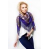 PAVLOVO POSAD RUSSIAN SHAWL 125x125 cm 49x49" 100% Wool Scarf Wrap 1344-13