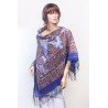 PAVLOVO POSAD RUSSIAN SHAWL 125x125 cm 49x49" 100% Wool Scarf Wrap 1344-13