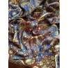 PAVLOVO POSAD RUSSIAN SHAWL 146x146 cm 57x57" 100% Wool Scarf Wrap Silk Fringe 1496-17