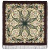 PAVLOVO POSAD RUSSIAN SHAWL 146x146 cm 57x57" 100% Wool Scarf Wrap Silk Fringe 1541-16