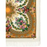 PAVLOVO POSAD RUSSIAN SHAWL 146x146 cm 57x57" 100% Wool Scarf Wrap Silk Fringe 1688-1