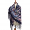 PAVLOVO POSAD RUSSIAN SHAWL 148x148 cm 58x58" 100% Wool Scarf Wrap 1099-14