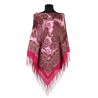 PAVLOVO POSAD RUSSIAN SHAWL 125x125 cm 49x49" 100% Wool Scarf Wrap 1344-6