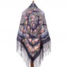 PAVLOVO POSAD RUSSIAN SHAWL 148x148 cm 58x58" 100% Wool Scarf Wrap 1099-14