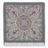 PAVLOVO POSAD RUSSIAN SHAWL 125x125 cm 49x49" 100% Wool Scarf Wrap 1437-1