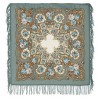 AUTHENTIC PAVLOVO POSAD SHAWL RUSSIAN SCARF 100% WOOL KERCHIEF 89x89 cm 1222-1