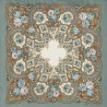 AUTHENTIC PAVLOVO POSAD SHAWL RUSSIAN SCARF 100% WOOL KERCHIEF 89x89 cm 1222-1