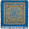 AUTHENTIC PAVLOVO POSAD SHAWL RUSSIAN SCARF 100% WOOL KERCHIEF 89x89 cm 1622-13