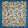 AUTHENTIC PAVLOVO POSAD SHAWL RUSSIAN SCARF 100% WOOL KERCHIEF 89x89 cm 1641-13