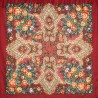 AUTHENTIC PAVLOVO POSAD SHAWL RUSSIAN SCARF 100% WOOL KERCHIEF 89x89 cm 1687-6