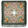 AUTHENTIC PAVLOVO POSAD SHAWL RUSSIAN SCARF 100% WOOL KERCHIEF 89x89 cm 1706-9