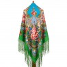 PAVLOVO POSAD RUSSIAN SHAWL 148x148 cm 58x58" 100% Wool Scarf Wrap 706-9