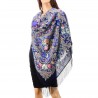 PAVLOVO POSAD RUSSIAN SHAWL 125x125 cm 49x49" 100% Wool Scarf Wrap 1437-14