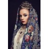 PAVLOVO POSAD RUSSIAN SHAWL 125x125 cm 49x49" 100% Wool Scarf Wrap 1437-14