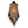 PAVLOVO POSAD RUSSIAN SHAWL 125x125 cm 49x49" 100% Wool Scarf Wrap 1437-17