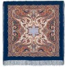 RUSSIAN PAVLOVO POSAD 100% SILK RUSSIA SHAWL SCARF WRAP SUMMER 130x130 cm 1429-14