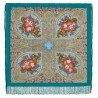 PAVLOVO POSAD RUSSIAN SHAWL 125x125 cm 49x49" 100% Wool Scarf Wrap 1471-11