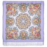 PAVLOVO POSAD RUSSIAN SHAWL 125x125 cm 49x49" 100% Wool Scarf Wrap 1818-15