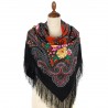 PAVLOVO POSAD RUSSIAN SHAWL 125x125 cm 49x49" 100% Wool Scarf Wrap 1897-18