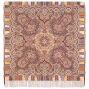 PAVLOVO POSAD RUSSIAN SHAWL 125x125 cm 49x49" 100% Wool Scarf Wrap Silk Fringe 1943-53