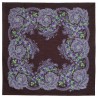 PAVLOVO POSAD SHAWL 100% WOOL WRAP RUSSIAN SCARF 89x89 cm Lilac Evening 1832-17