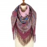 PAVLOVO POSAD RUSSIAN SHAWL 125x125 cm 49x49" 100% Wool Scarf Wrap 1685-3