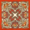 PAVLOVO POSAD RUSSIAN SHAWL 125x125 cm 49x49" 100% Wool Scarf Wrap 1463-3