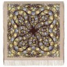 PAVLOVO POSAD RUSSIAN SHAWL 125x125 cm 49x49" 100% Wool Scarf Wrap Silk Fringe 1944-2