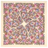 PAVLOVO POSAD RUSSIAN SHAWL 125x125 cm 49x49" 100% Wool Scarf Wrap No Fringe 1944-3 NF