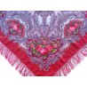 PAVLOVO POSAD RUSSIAN SHAWL 125x125 cm 49x49" 100% Wool Scarf Wrap 1463-4