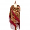PAVLOVO POSAD RUSSIAN SHAWL 148x148 cm 58x58" 100% Wool Scarf Wrap 1369-5