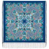 PAVLOVO POSAD RUSSIAN SHAWL 148x148 cm 58x58" 100% Wool Scarf Wrap 1995-13