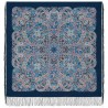 RUSSIAN AUTHENTIC ORIGINAL PAVLOVO POSAD SHAWL NATURAL 100% WOOL 125x125 cm RUSSIAN SCARF 1928-14
