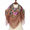 PAVLOVO POSAD RUSSIAN SHAWL 89x89 cm 35x35" 100% Wool Scarf Wrap 1661-16