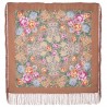 PAVLOVO POSAD RUSSIAN SHAWL 89x89 cm 35x35" 100% Wool Scarf Wrap 1661-16