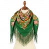 ORIGINAL PAVLOVO POSAD RUSSIAN SHAWL 89x89 cm 35x35" 100% Wool Scarf Wrap 1927-9