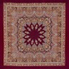 PAVLOVO POSAD RUSSIAN SHAWL 125x125 cm 49x49" 100% Wool Scarf Wrap 1581-7