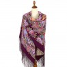 PAVLOVO POSAD RUSSIAN SHAWL 148x148 cm 58x58" 100% Wool Scarf Wrap 707-8
