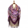 PAVLOVO POSAD RUSSIAN SHAWL 148x148 cm 58x58" 100% Wool Scarf Wrap 707-8