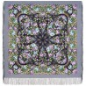 PAVLOVO POSAD RUSSIAN SHAWL 125x125 cm 49x49" 100% Wool Scarf Wrap 2000-1