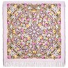 PAVLOVO POSAD RUSSIAN SHAWL 125x125 cm 49x49" 100% Wool Scarf Wrap 2000-15
