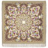 PAVLOVO POSAD RUSSIAN SHAWL 146x146 cm 57x57" 100% Wool Scarf Wrap Silk Fringe 2013-2