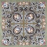 PAVLOVO POSAD RUSSIAN SHAWL 125x125 cm 49x49" 100% Wool Scarf Wrap 1665-2