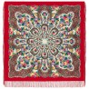 PAVLOVO POSAD RUSSIAN SHAWL 146x146 cm 57x57" 100% Wool Scarf Wrap Silk Fringe 2013-5